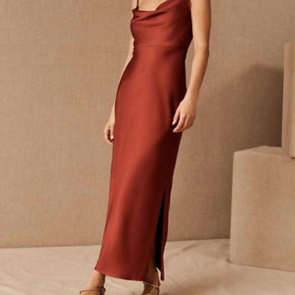 BHLDN Dresses & Skirts - Cali Satin Charmeuse Midi Dress, from BHLDN!